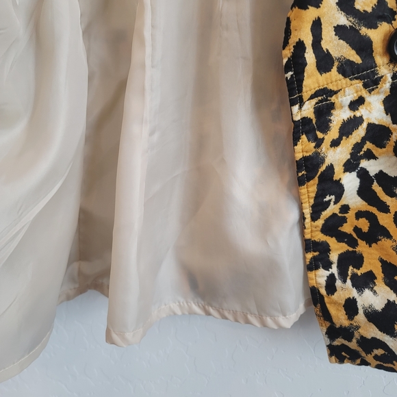 💕 Forever 21 Animal Print Blazer Jacket Women's Size XS - Picture 13 of 15